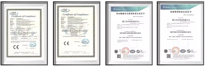 Certification of road blocker Certification of road blocker
